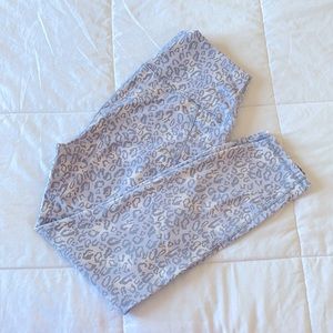 Leopard Print Athletic Leggings